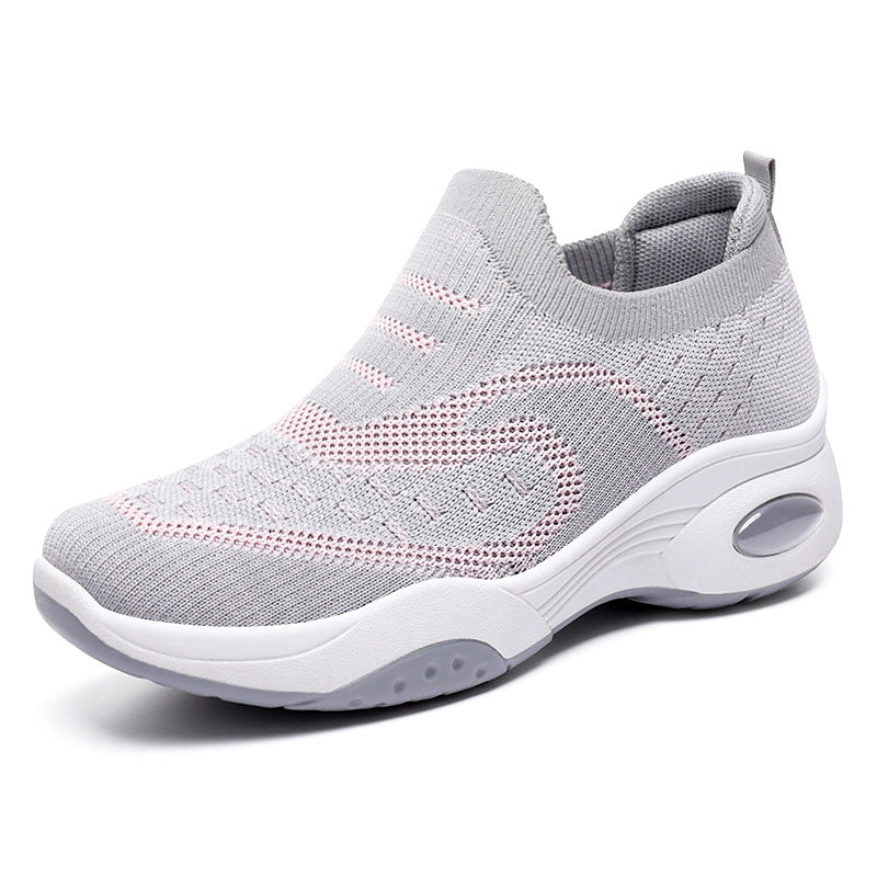 Damen Sneaker Sportlich Bequem Luftpolster