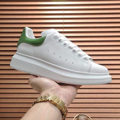 Damen Sneaker Sportlich Lederspitze Weich gepolstert