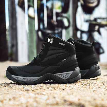 Herren Outdoor-Schuhe Hoch Knöchelschutz Wanderschuhe robust