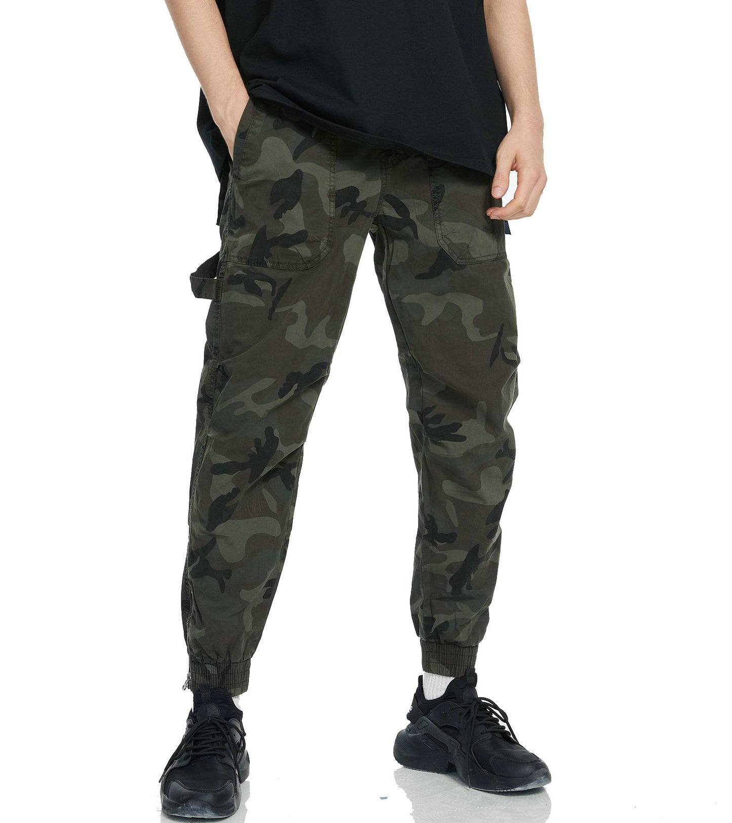 Herren Cargohose Praktisch Vielfach Taschen Bündchen