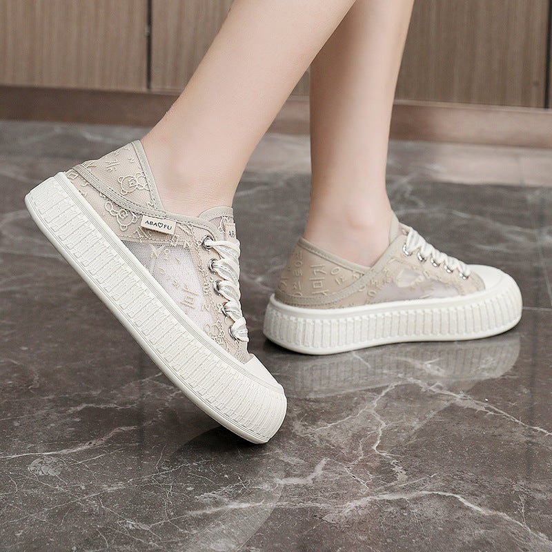 Damen Sneaker Atmungsaktiv Elastisch Modisch