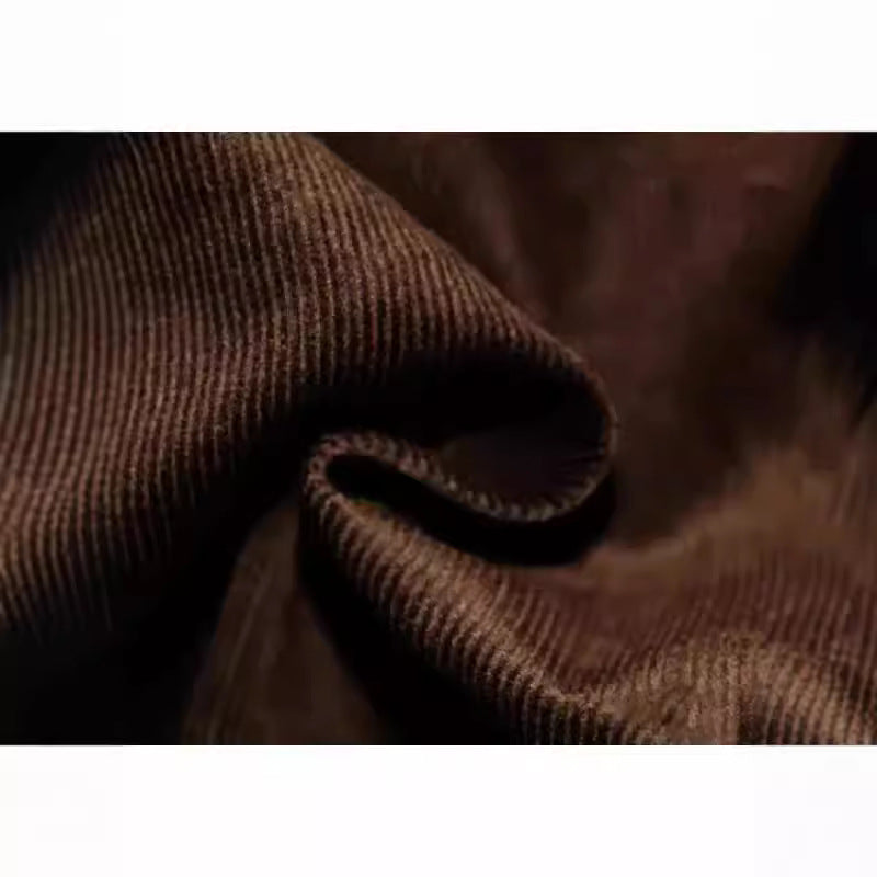 Herren Polohemd Cord Klassisch Knöpfe Modern