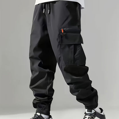 Herren Cargo-Hose Elastisch Bequem Hedi-Mode