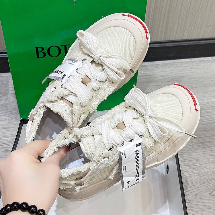 Damen Sneaker Trendig Rutschfest Weiße Sport Schuhe
