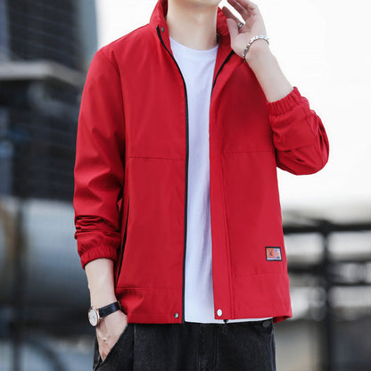 Herren Outdoorjacke Winddicht Wasserdicht Atmungsaktiv