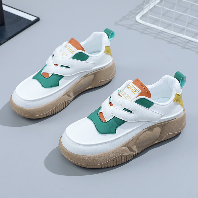 Damen Sneaker Trendy Knöchelstabil mit elastischem Riemen