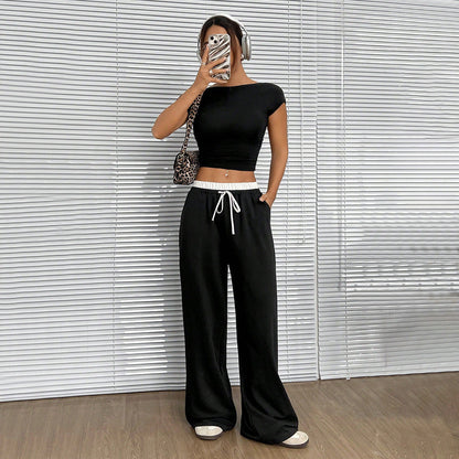 Damen Sweathose Bequem Glitter