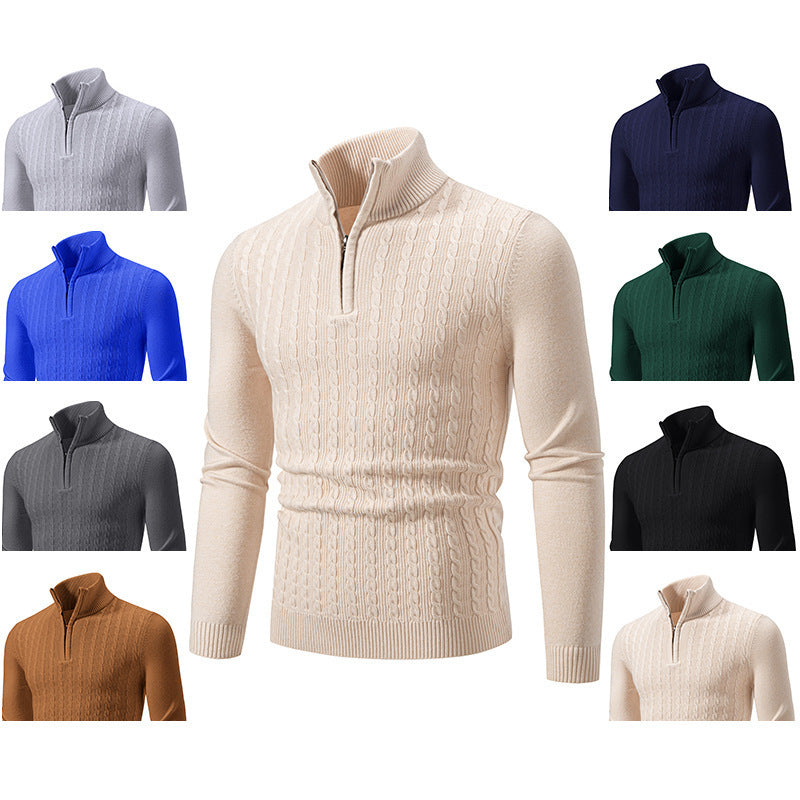 Herren Rollkragenpullover Modisch Reißverschluss Pullover Damen Unpassend, besser: 
Herren Rollkragenpullover Reißverschluss Modern - BerlinGlamour