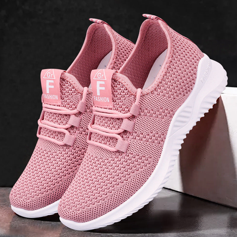 Damen Sneaker Atmungsaktiv Knit Schuhe Bequem - BerlinGlamour
