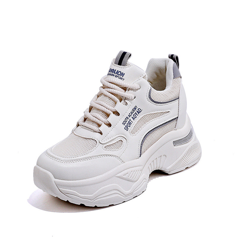 Damen Sneaker PlattformSchuhe atmungsaktiv Modern