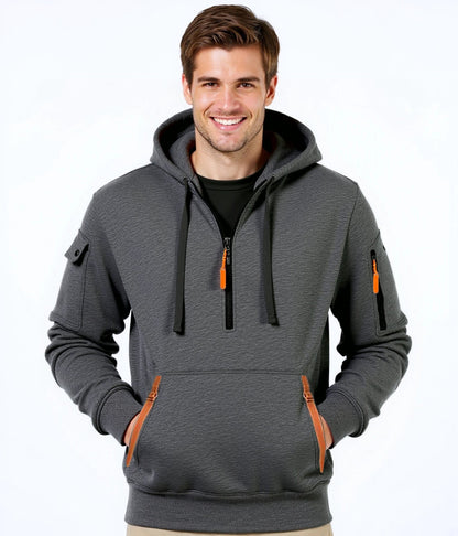 Herren Kapuzenpullover Modern mit Taschen