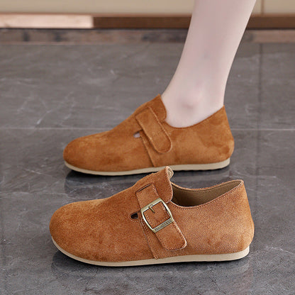 Damen Slipper Komfortabel mit Klettverschluss Warm