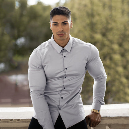 Elegantes Herren Hemd Business Modell