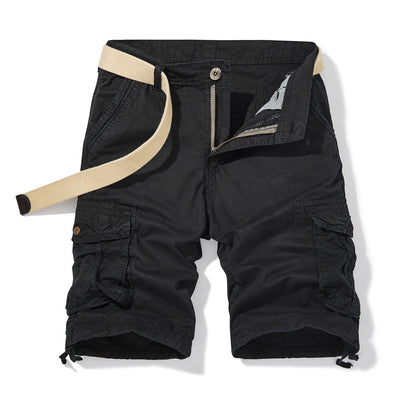 Herren Cargo Shorts Bequem Mehrere Taschen Verstellbar