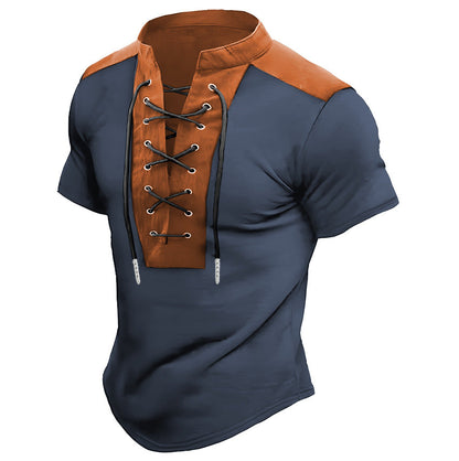 Herren T-Shirt Kurzarm Freizeit Oberteil Modern