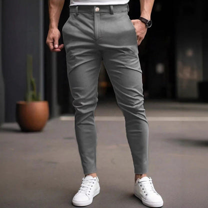 Herren Chino Hose Slimfit Mit Taschen