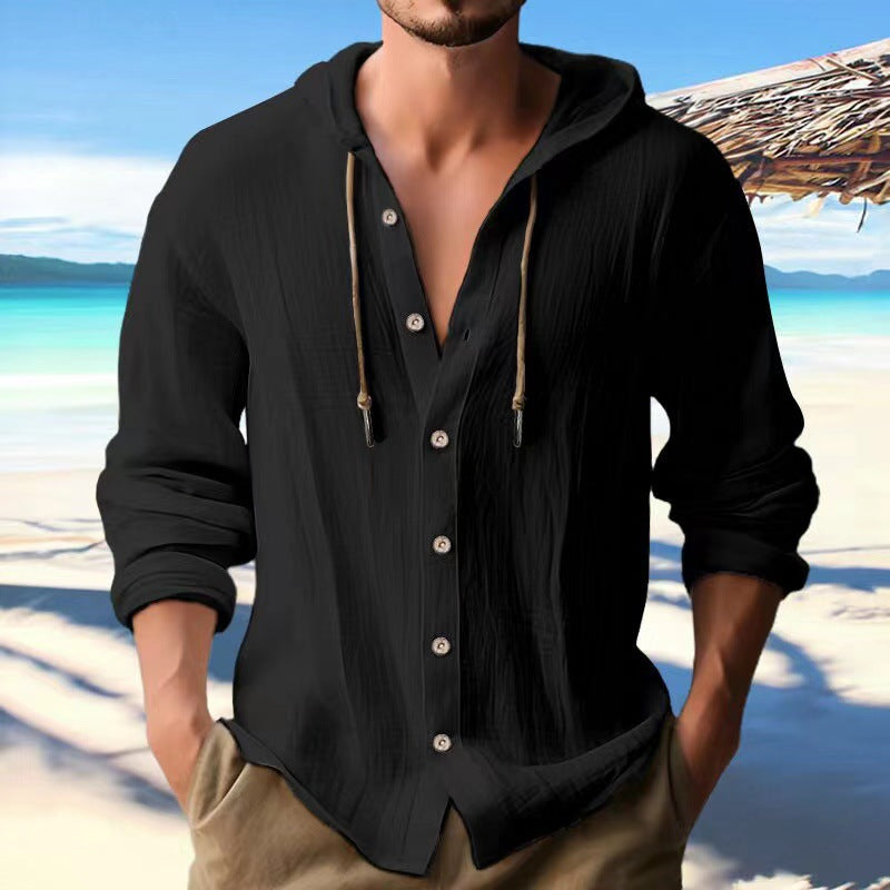 Herren Kapuzenpullover Lässig Mit Tunnelzug Modern