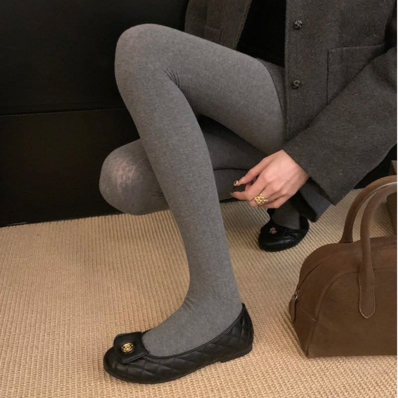 Damen Ballerinas Elegante Schuhe mit Riemen Optik