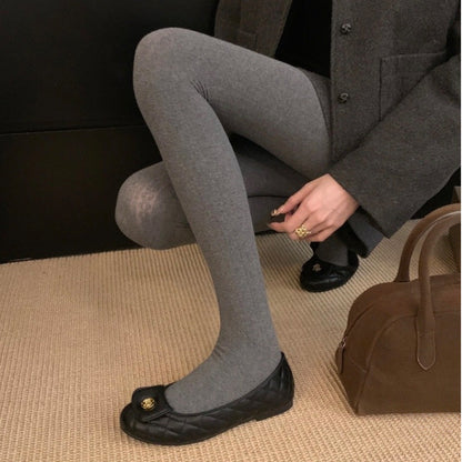 Damen Ballerinas Elegante Schuhe mit Riemen Optik