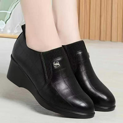 Damen Stiefeletten Wedge Komfortabel Elegant Elastisch - BerlinGlamour