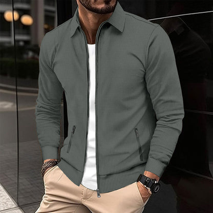 Herren Sweatjacke Modern mit Reißverschlusstaschen