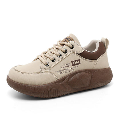 Damen Sneaker Sportlich Laufsohle Weich