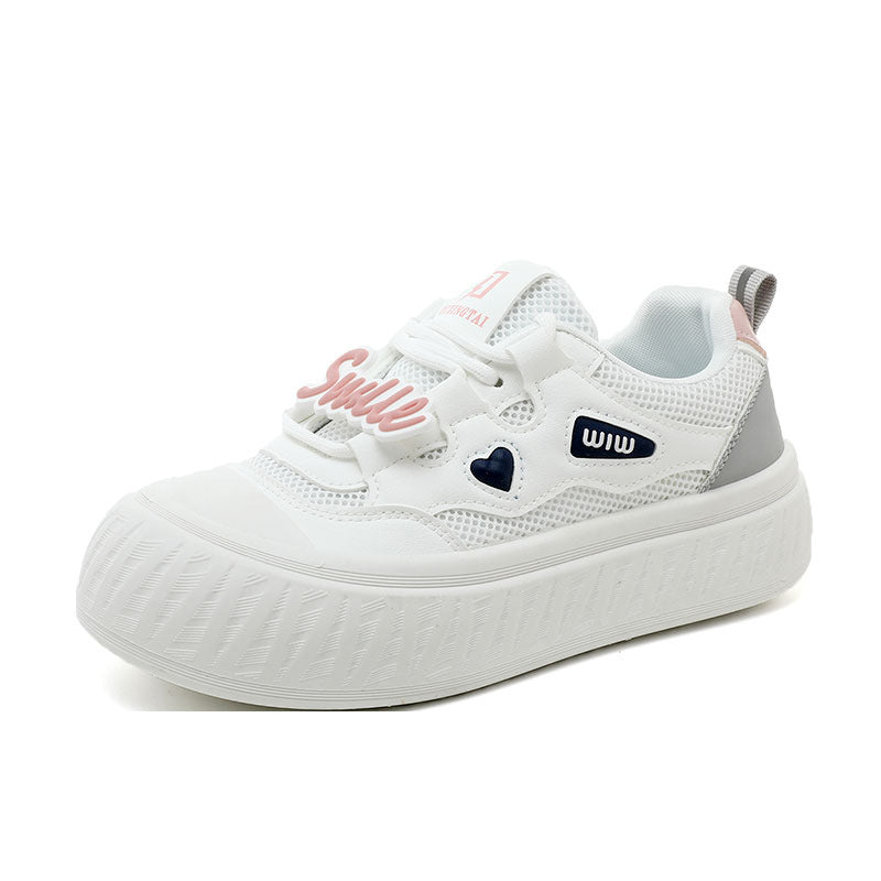 Damen Plateau Sneaker Bunt Trendy Heidi Schuhe - BerlinGlamour