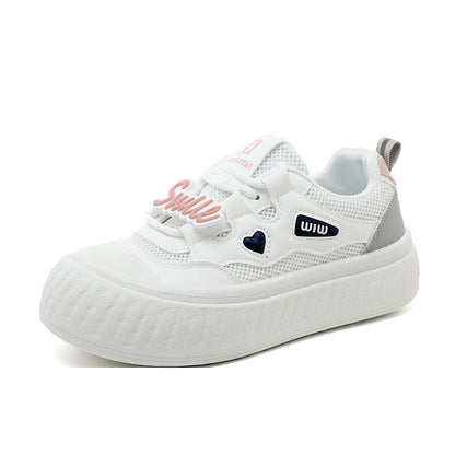 Damen Plateau Sneaker Bunt Trendy Heidi Schuhe - BerlinGlamour