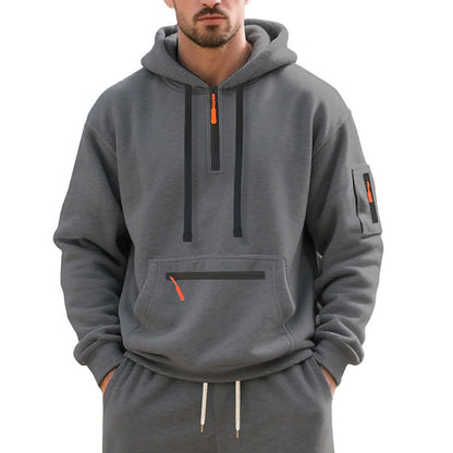 Herren Kapuzenpullover Modern Reißverschluss Trendig