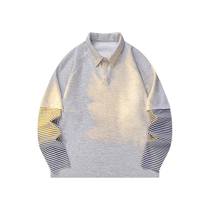 Herren Langarm-Shirt Sportlich Modern