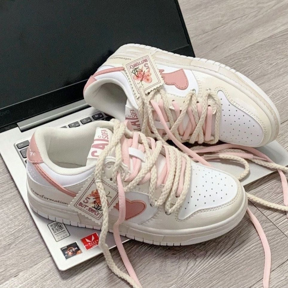 Damen Sneaker Hochwertig Modern Schnürung Sportlich