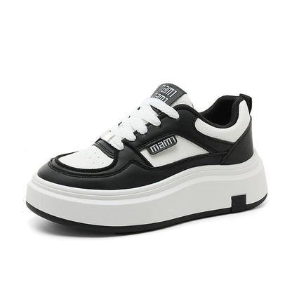Damen Plateau Sneaker Trendig Bequem mit Dämpfung