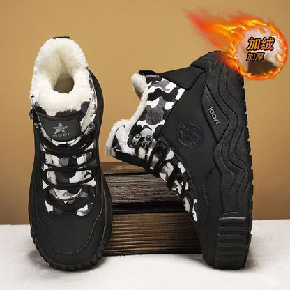 Wanderstiefel Damen Warm Gefüttert Winterstiefel
