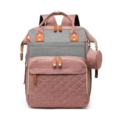 Praktischer 2in1 Babyrucksack mit Wickelbett