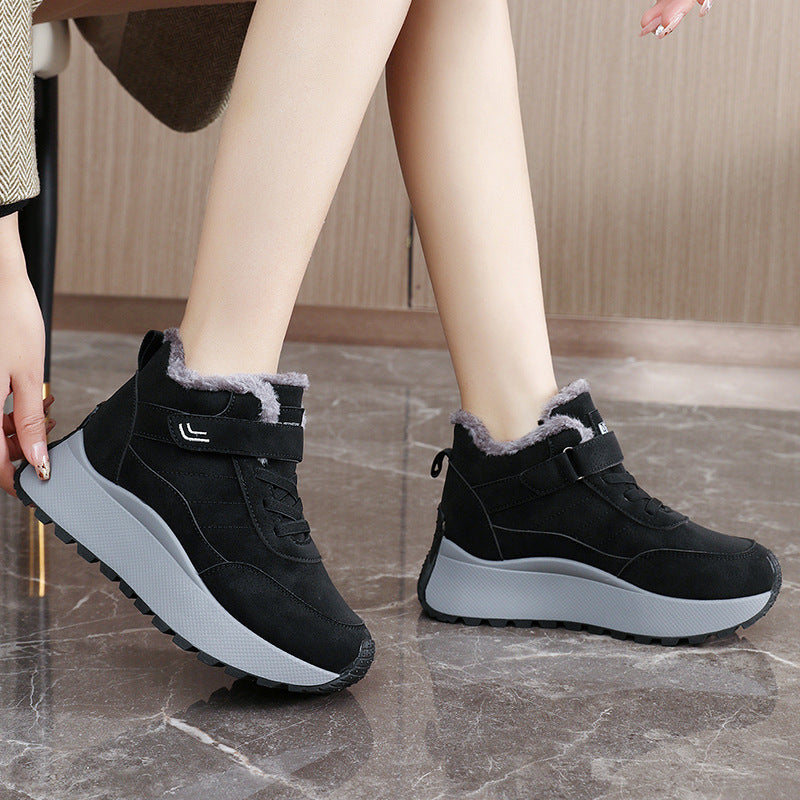 Damen Winterstiefel Warm Rutschfest Kuschelfutter