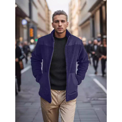 Herren Fleecejacke Flauschig Warm