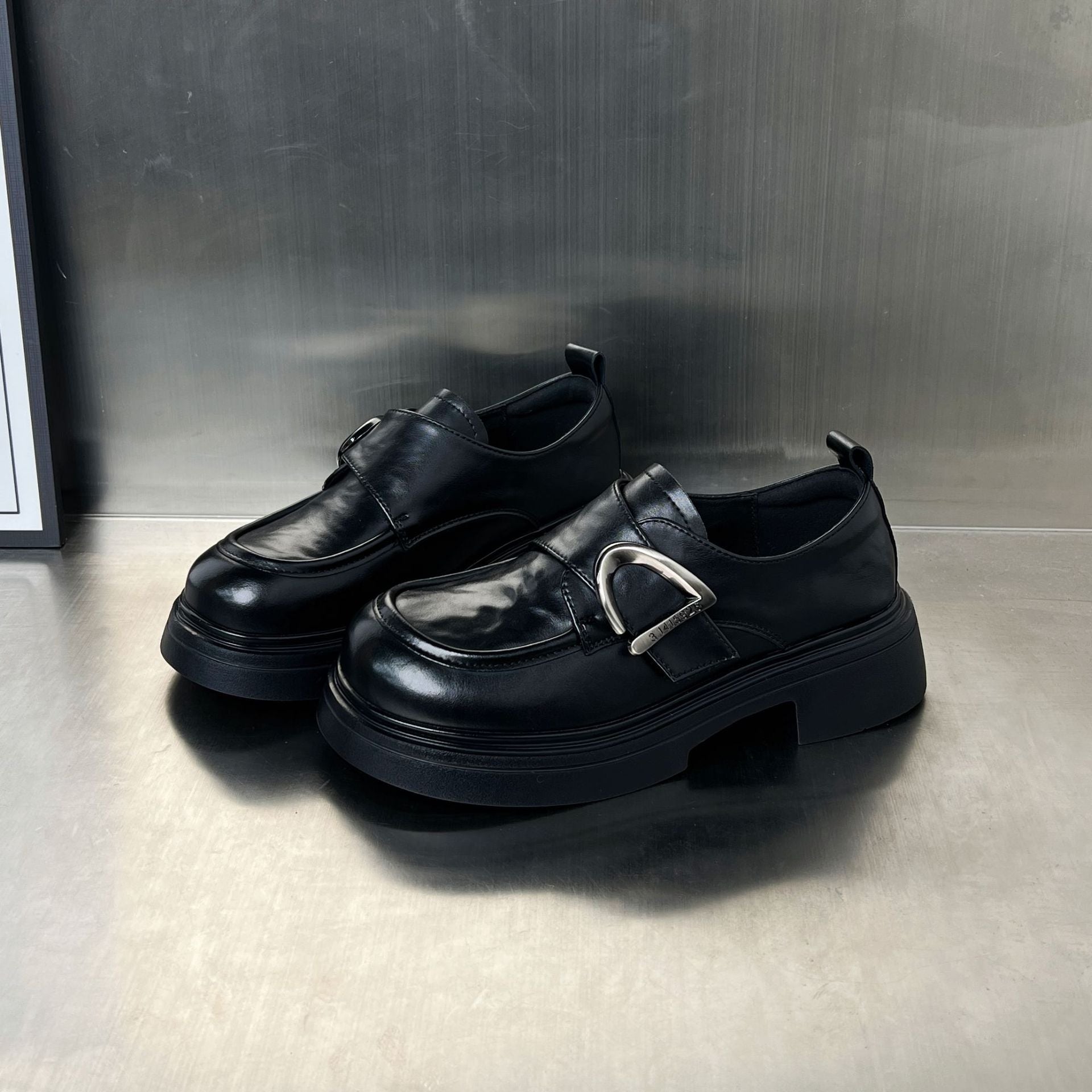 Damen Loafers Modern Schnalle Schuhe Trend - BerlinGlamour