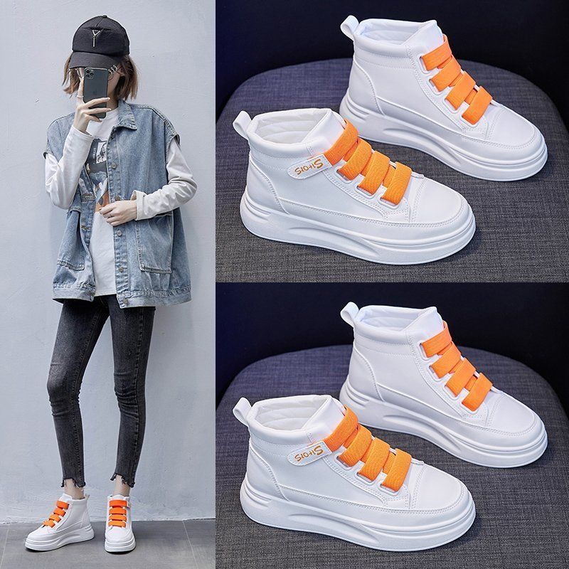 Damen Sneaker High-Top Elastisch Dämpfend Comfort