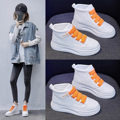 Damen Sneaker High-Top Elastisch Dämpfend Comfort