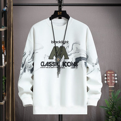 Herren Sweatshirt Modern mit Grafikdruck Trendy Style