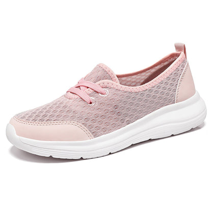 Damen Sneaker Atmungsaktiv Leicht Mesh Freizeitschuhe