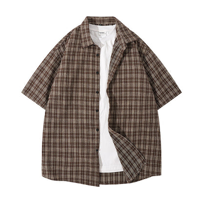 Herren Karo-Hemd Oversized Lässig Modern - BerlinGlamour