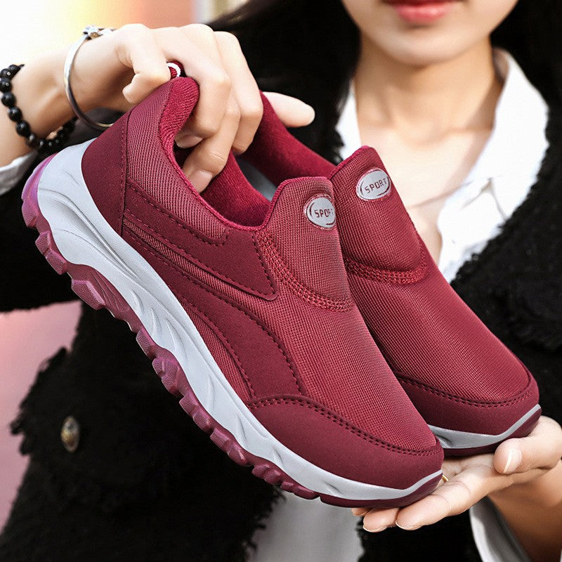 Damen Sneaker Sportlich Laufsohle Dämpfung Weich - BerlinGlamour