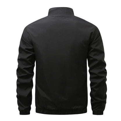 Herren Sportjacke Moderner Kragen Slim Fit
