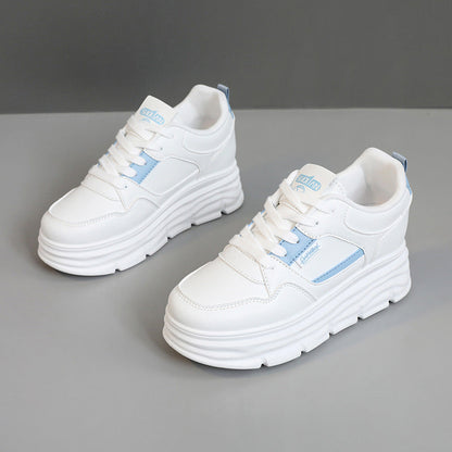 Damen Plateau Sneaker Hoch mit Dämpfung und Struktur