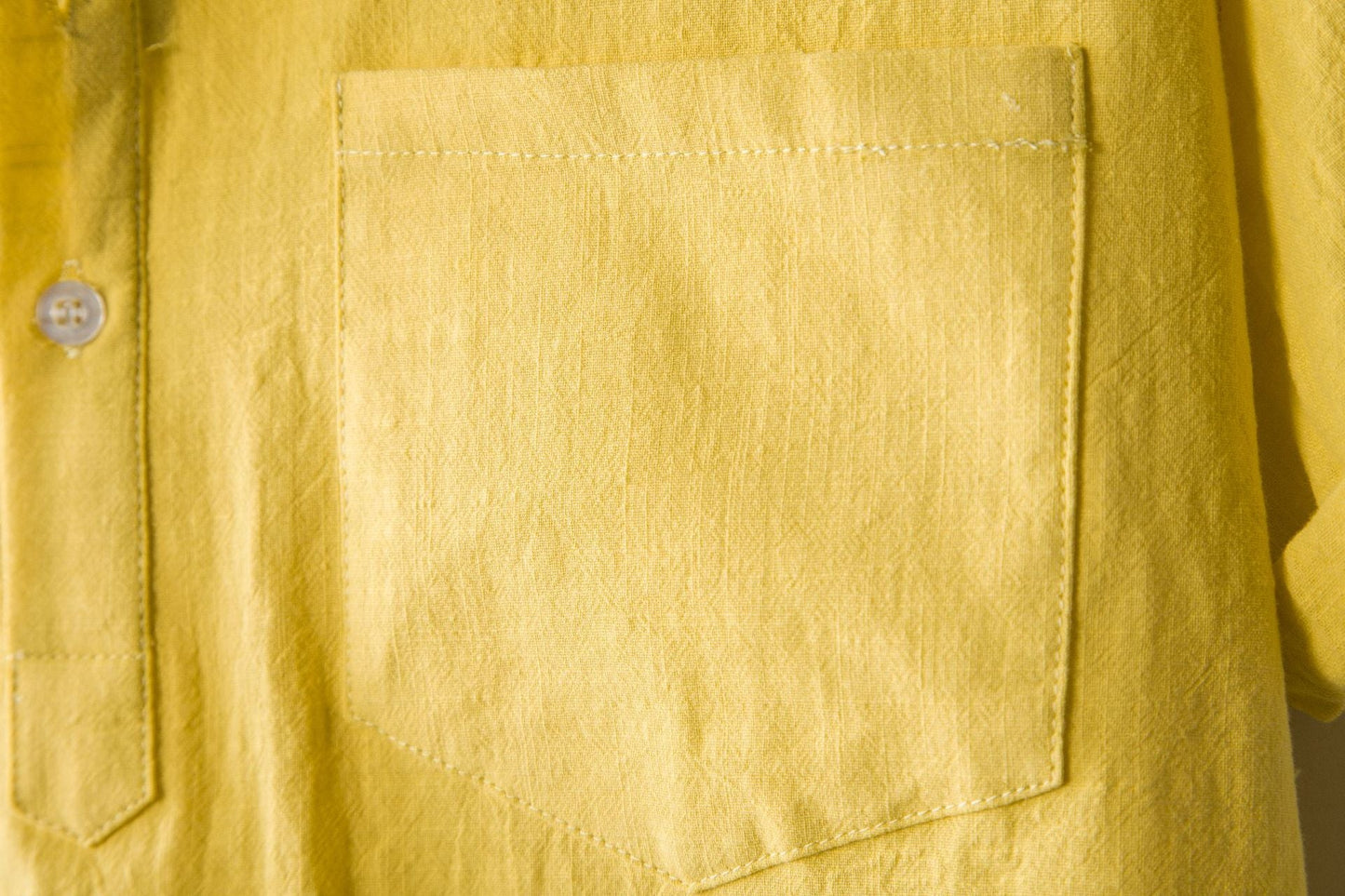 Herren Kurzarmhemd Modern mit Reißverschluss Brusttasche