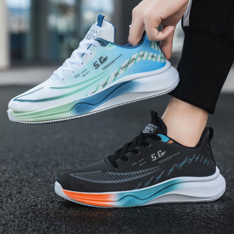 Damen Laufschuhe Sportlich Atmungsaktiv Weiß