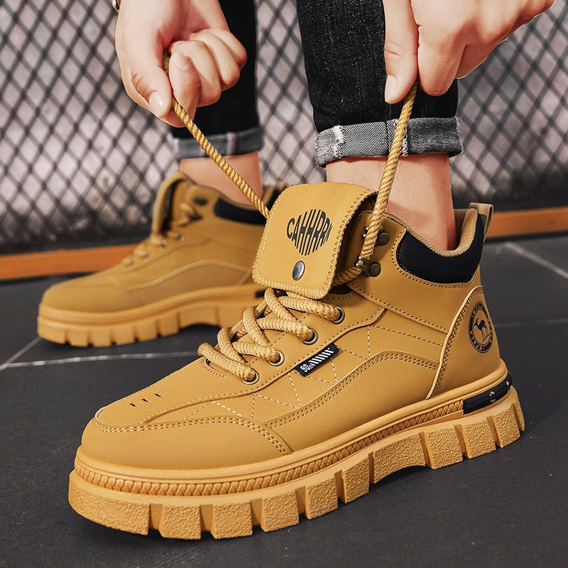 Damen Stiefel High-Top Robust mit verstärkter Sohle Winter - BerlinGlamour