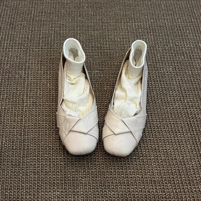 Damen Ballerinas Weich Flexible Schuhe Bequem
