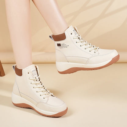 Modische Damen Sneaker High-Top Schuhe Trendy